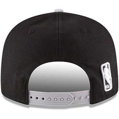 Men's New Era Black/Gray Minnesota Timberwolves 2-Tone 9FIFTY Adjustable Snapback Hat