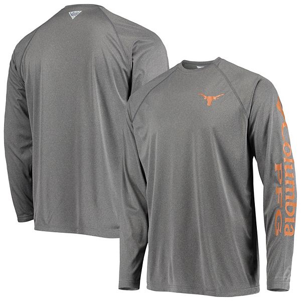 Men's Columbia Gray Texas Longhorns Terminal Tackle Fleece