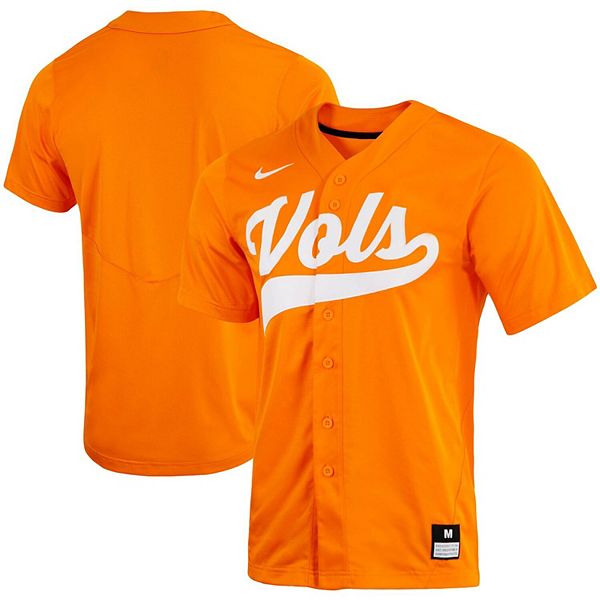 Men's Nike Cream Tennessee Volunteers Vapor Untouchable Elite Replica  Full-Button Baseball Jersey