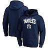 Men's Fanatics Branded Navy New York Yankees Line Up Master the Game Pullover Hoodie