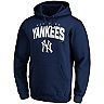 Men's Fanatics Branded Navy New York Yankees Line Up Master the Game Pullover Hoodie
