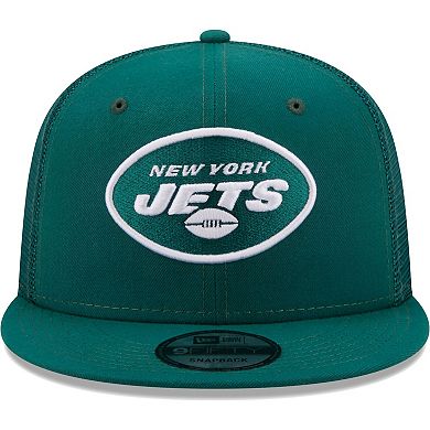 Men's New Era Green New York Jets Classic Trucker 9FIFTY Snapback Hat