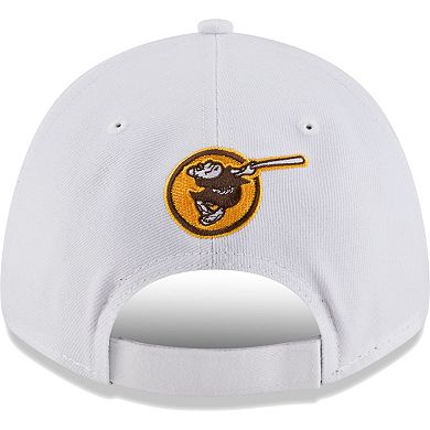 Men's New Era White San Diego Padres League II 9FORTY Adjustable Hat
