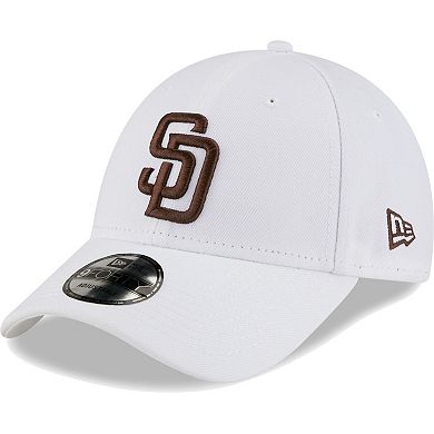 Men's New Era White San Diego Padres League II 9FORTY Adjustable Hat