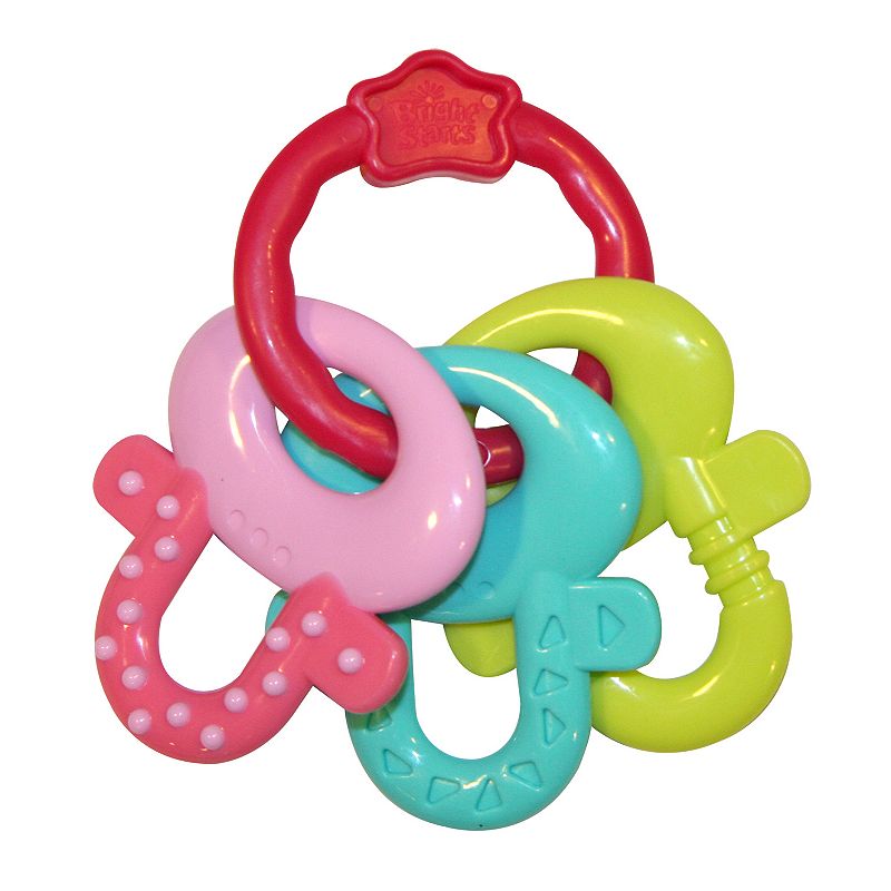 UPC 074451087422 product image for Kids II Bright Starts Pretty In Pink License To Drool Teether Keys, Multicolor | upcitemdb.com