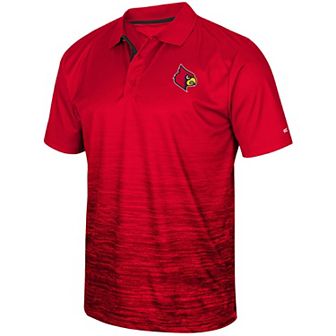 Men's Colosseum Red Louisville Cardinals Marshall Polo