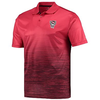 Men's Colosseum Red NC State Wolfpack Marshall Polo