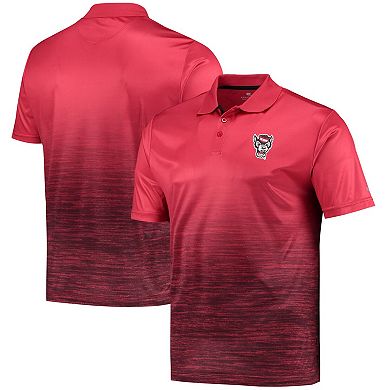 Men's Colosseum Red NC State Wolfpack Marshall Polo