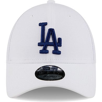 Men's New Era White Los Angeles Dodgers League II 9FORTY Adjustable Hat
