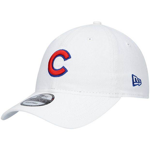 Chicago Cubs New Era 9TWENTY Black Adjustable Hat 2