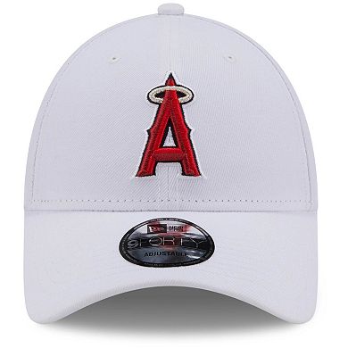 Men's New Era White Los Angeles Angels League II 9FORTY Adjustable Hat