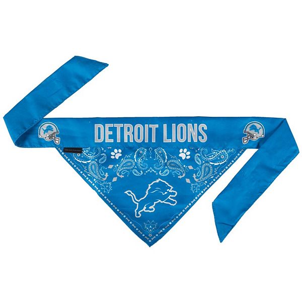 Detroit Lions Dog Bandana standard Tie-on Bandana 