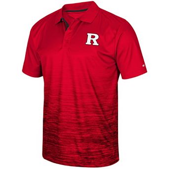 Men's Colosseum Scarlet Rutgers Scarlet Knights Marshall Polo
