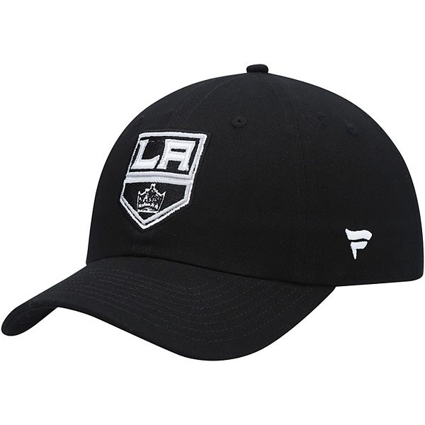 NHL Men's Los Angeles Kings Core Logo Black Snapback Adjustable Hat