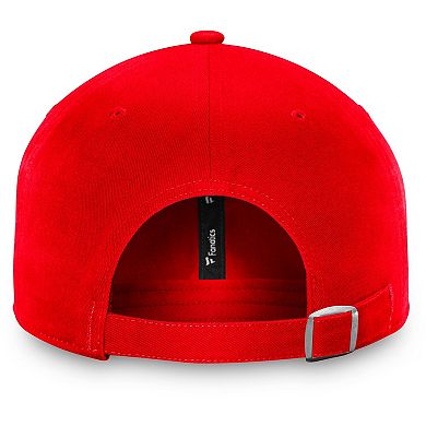 Men's Fanatics Branded Red Washington Capitals Core Primary Logo Adjustable Hat