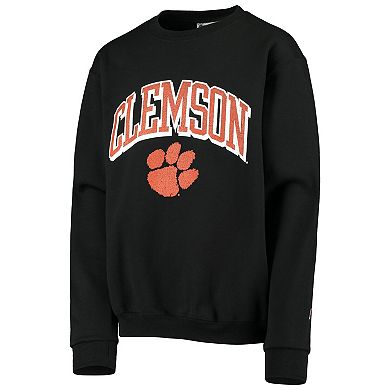 Youth Champion Black Clemson Tigers Powerblend Fleece Sweatshirt