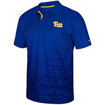 Men's Colosseum Royal Pitt Panthers Marshall Polo