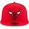 Men's New Era Red Chicago Bulls Official Team Color 9FIFTY Adjustable Snapback Hat