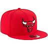 Men's New Era Red Chicago Bulls Official Team Color 9FIFTY Adjustable Snapback Hat