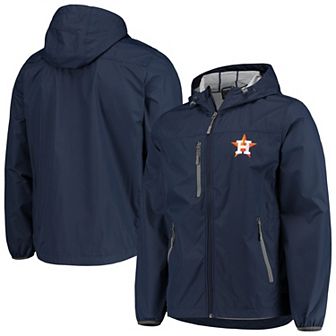 Men's G-III Sports by Carl Banks Navy Houston Astros Double Play Hoodie Full-Zip Jacket