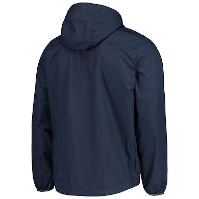 Men's G-III Sports by Carl Banks Navy Houston Astros Double Play Hoodie Full-Zip Jacket