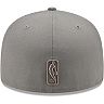 Men's New Era Gray Houston Rockets Color Pack 59FIFTY Fitted Hat