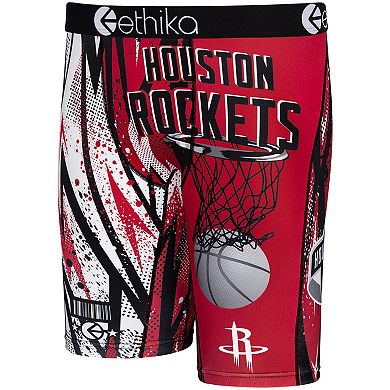Youth Ethika Red Houston Rockets Classic Boxer Briefs