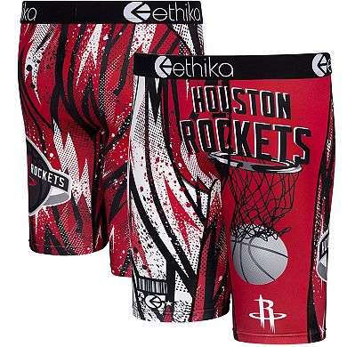 Youth Ethika Red Houston Rockets Classic Boxer Briefs