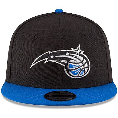 Men's New Era Black/Royal Orlando Magic Two-Tone 9FIFTY Adjustable Hat