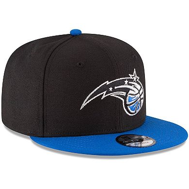 Men's New Era Black/Royal Orlando Magic Two-Tone 9FIFTY Adjustable Hat