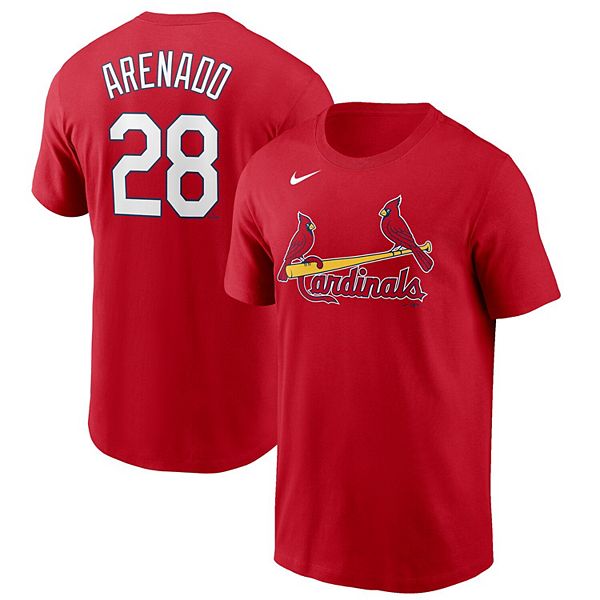 Youth Nike Nolan Arenado Red St. Louis Cardinals Player Name & Number T- Shirt