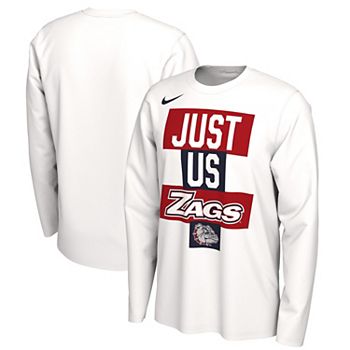 Men's Nike White Stanford Cardinal 2021 Postseason Basketball JUST US Bench  Legend Long Sleeve T-Shirt