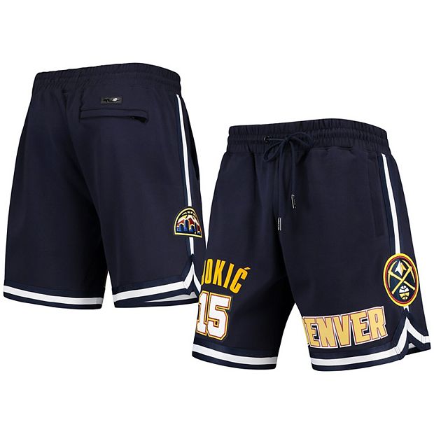 Men s Pro Standard Nikola Jokic Navy Denver Nuggets Team Player Shorts