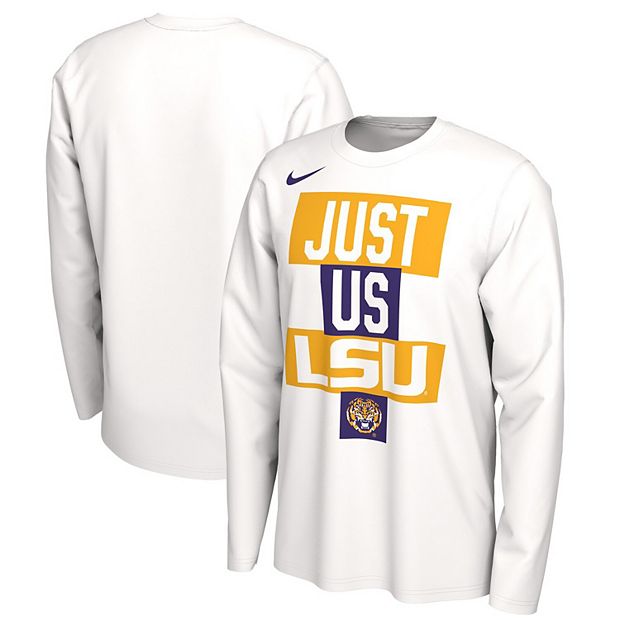 LSU Tigers Nike Dri-Fit Gray Short Sleeve T-Shirt Mens Sz Medium