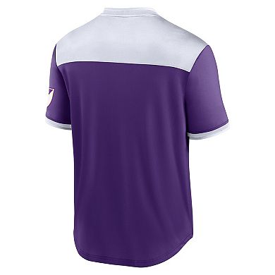 Men's Fanatics Branded Purple Orlando City SC Line Up Striker V-Neck T-Shirt