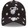 Women's New Era Black Miami Heat Daisy 9TWENTY Adjustable Hat