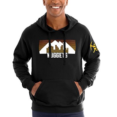 Men s New Era Black Denver Nuggets 2020 21 City Edition Pullover Hoodie