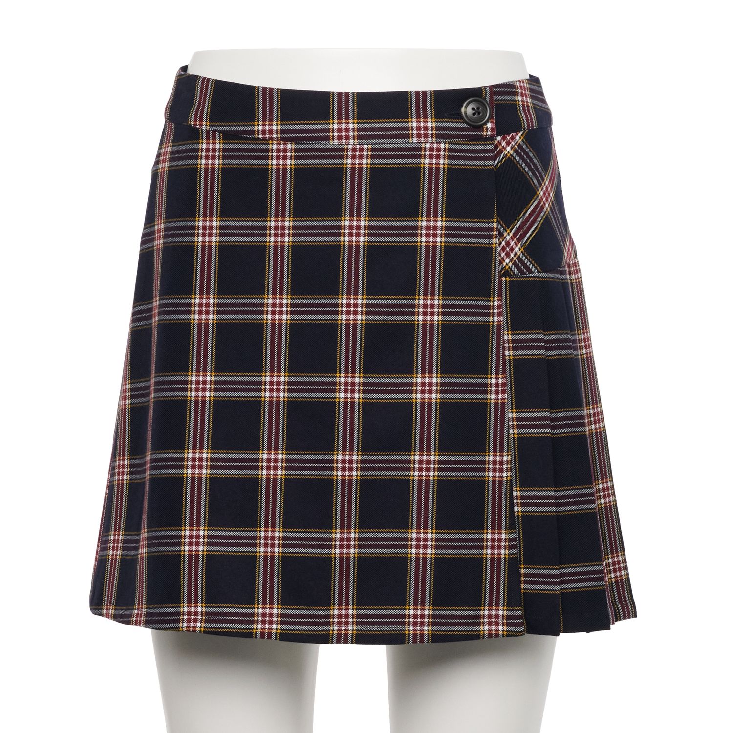 kohl's plaid skirt