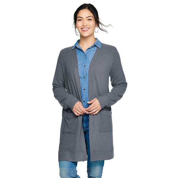 Kohls long sweaters sale