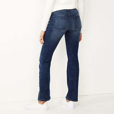 Women's Nine West Curvy Tummy-Control Bootcut Jeans
