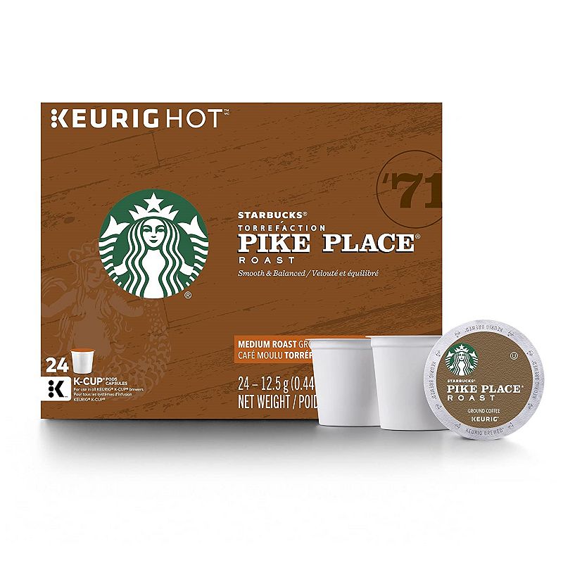 71508507 Starbucks Pike Place Coffee, Keurig K-Cup Pods, Me sku 71508507