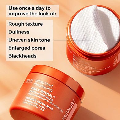 Daily Reveal Exfoliating Face Pads with AHA + BHA + PHA + TXA