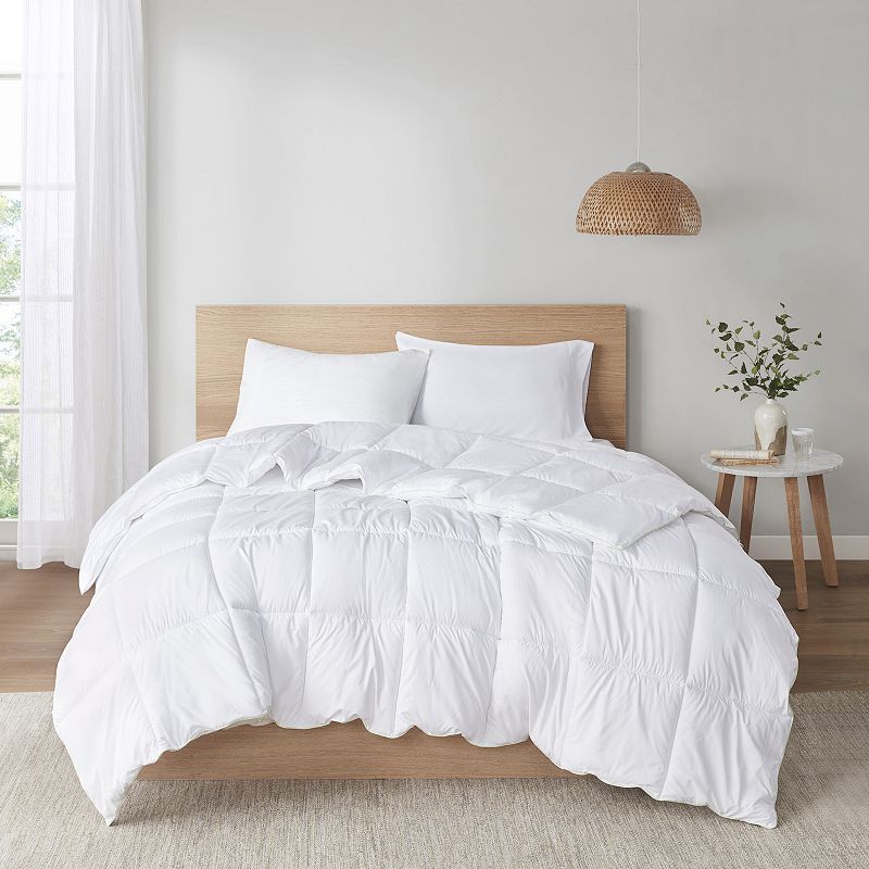 Clean Spaces Allergen Barrier Antimicrobial Down-Alternative Comforter, Whi