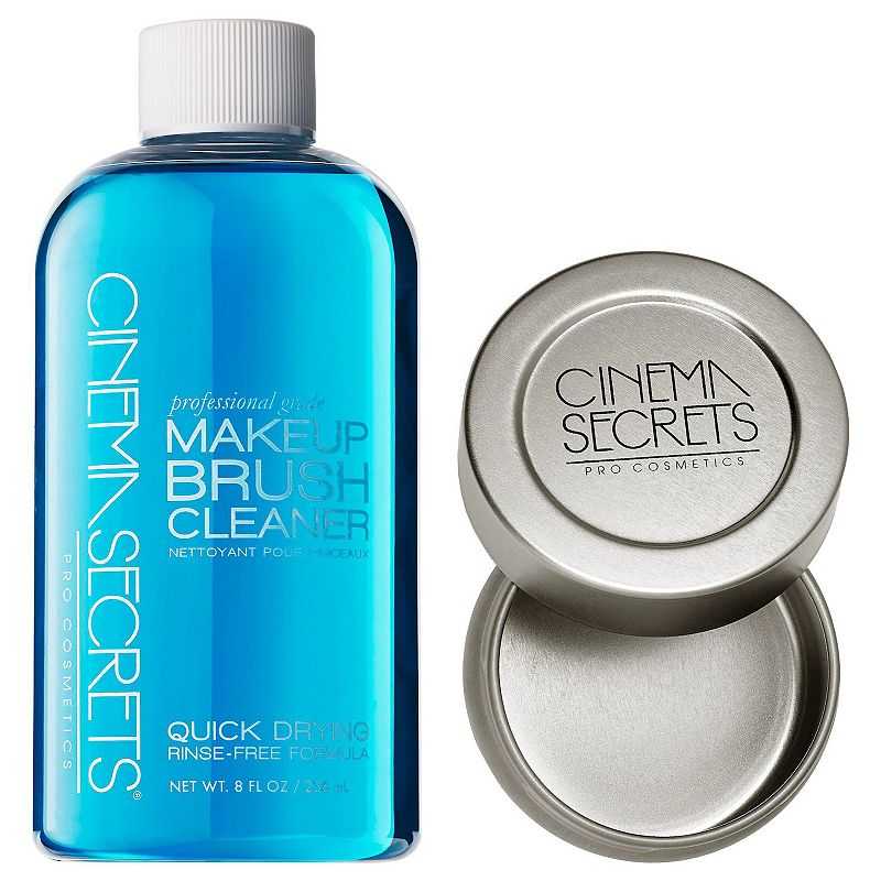Makeup Brush Cleaner Pro Starter Kit, Size: 8 Oz, Blue