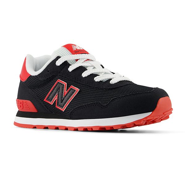 New Balance® 515 V1 Preschool Kids' Sneakers - Black True Red (2 MED)
