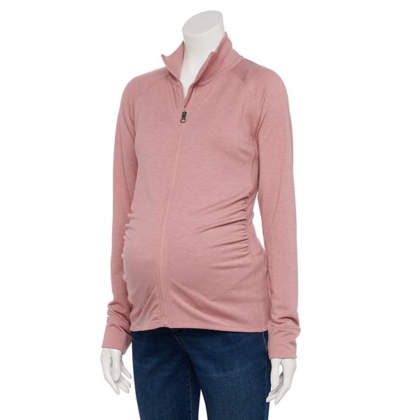 Maternity Sonoma Goods For Life® Shirred ZipUp Jacket