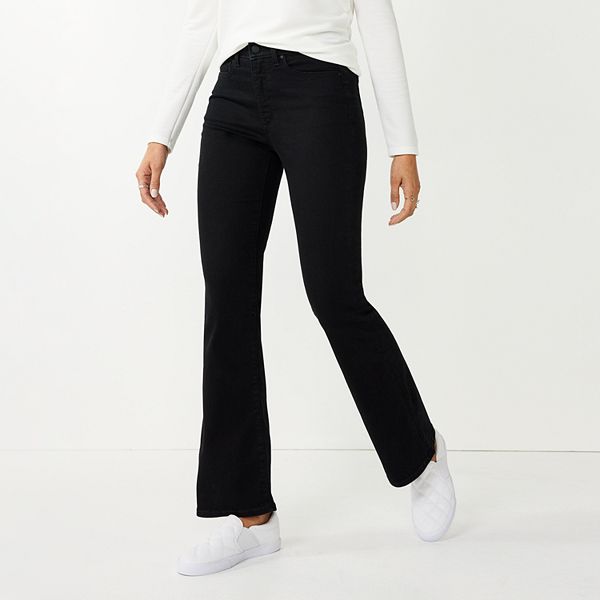 Women's Nine West Slimming Pocket High-Waisted Flare Jeans