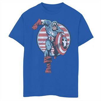 Boys 8-20 Marvel Captain America Charge Graphic Tee