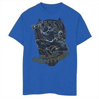 Boys 8-20 Marvel Black Panther Gold Trimmed Pounce Graphic Tee