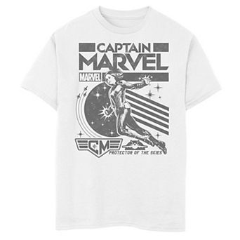 Boys 8-20 Captain Marvel Protector Of The Skies Graphic Tee